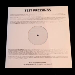 Test Pressing signé — Sugar Gadgets II